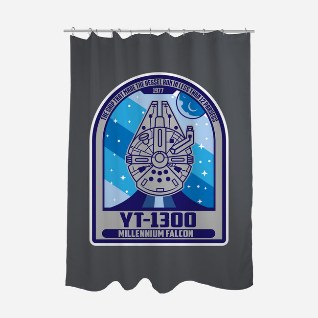 YT-1300 Millennium Falcon-None-Polyester-Shower Curtain-SuperEdu