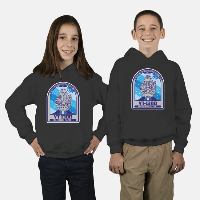 YT-1300 Millennium Falcon-Youth-Pullover-Sweatshirt-SuperEdu