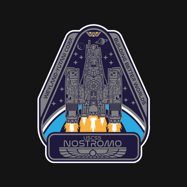USCSS Nostromo-Womens-Fitted-Tee-SuperEdu