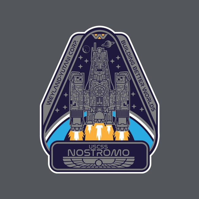 USCSS Nostromo-Womens-Fitted-Tee-SuperEdu