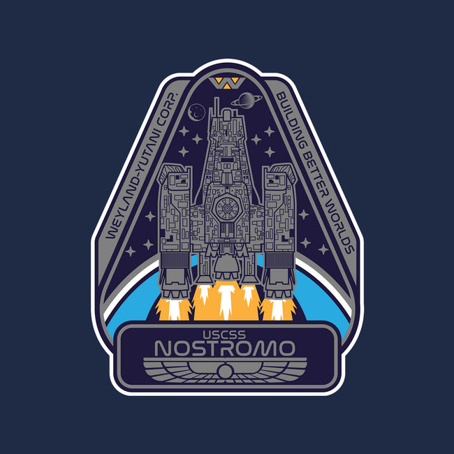 USCSS Nostromo-Womens-Fitted-Tee-SuperEdu