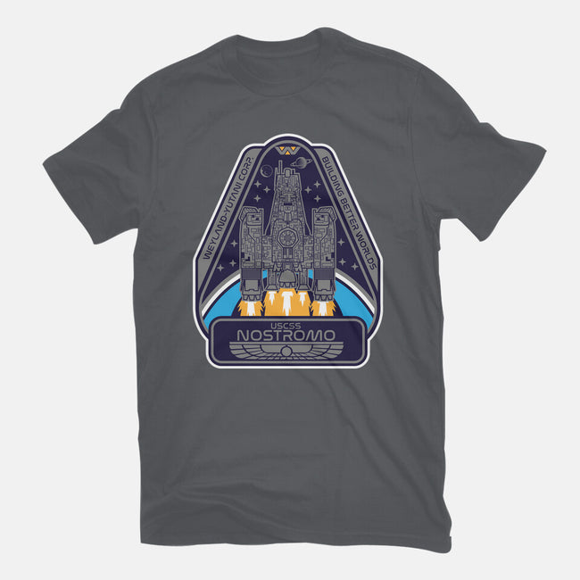 USCSS Nostromo-Womens-Fitted-Tee-SuperEdu