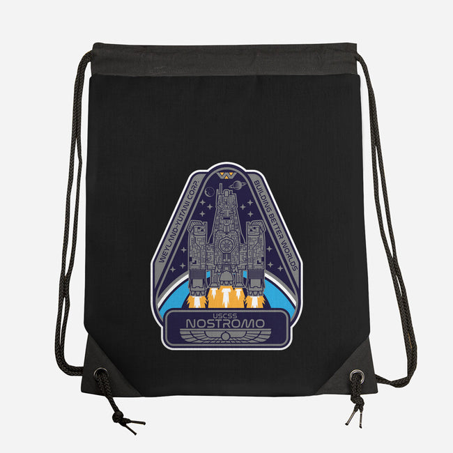 USCSS Nostromo-None-Drawstring-Bag-SuperEdu