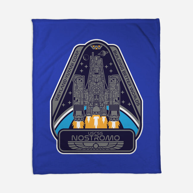 USCSS Nostromo-None-Fleece-Blanket-SuperEdu