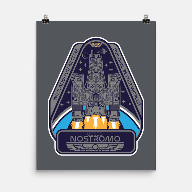 USCSS Nostromo-None-Matte-Poster-SuperEdu