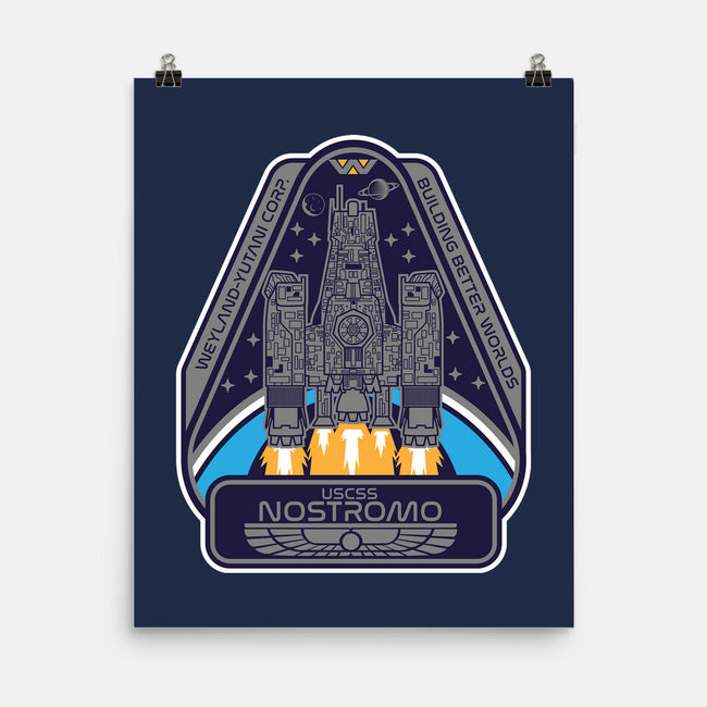 USCSS Nostromo-None-Matte-Poster-SuperEdu