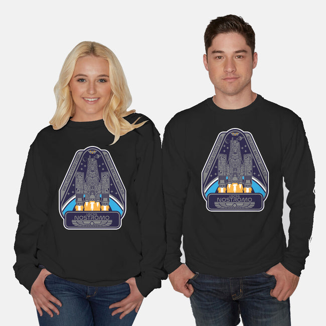 USCSS Nostromo-Unisex-Crew Neck-Sweatshirt-SuperEdu