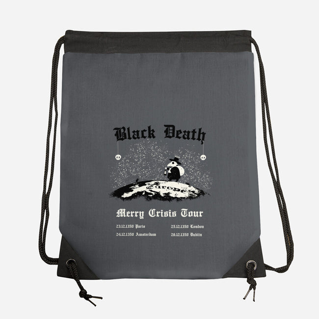 Black Death Merry Crisis Tour-None-Drawstring-Bag-Mattania