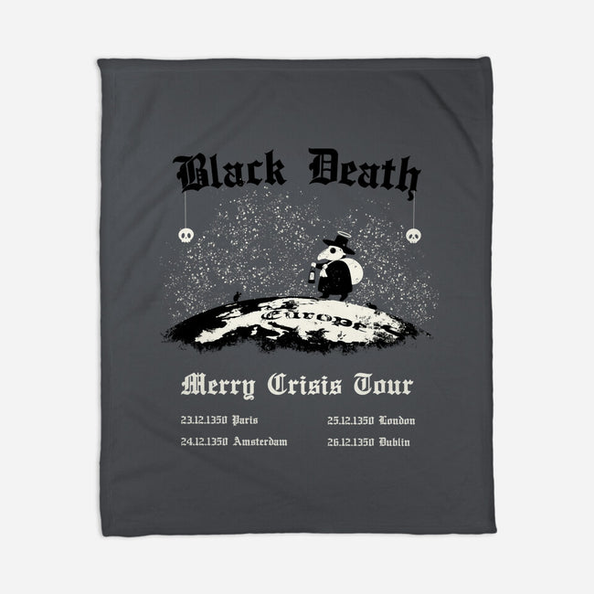 Black Death Merry Crisis Tour-None-Fleece-Blanket-Mattania