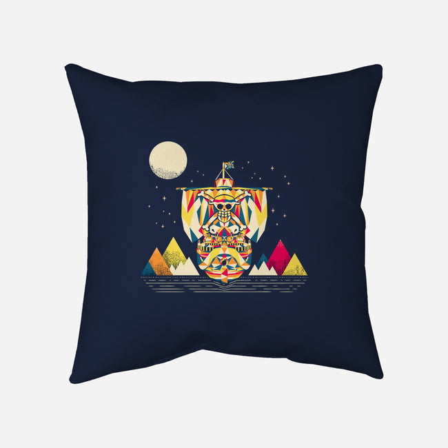 Merry Sailing-None-Removable Cover w Insert-Throw Pillow-rocketman_art