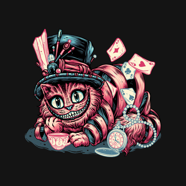 Cat Of Mystery-None-Drawstring-Bag-glitchygorilla