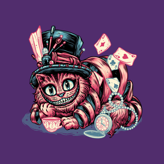 Cat Of Mystery-Womens-Fitted-Tee-glitchygorilla