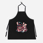 Cat Of Mystery-Unisex-Kitchen-Apron-glitchygorilla