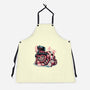 Cat Of Mystery-Unisex-Kitchen-Apron-glitchygorilla