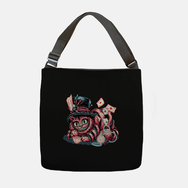 Cat Of Mystery-None-Adjustable Tote-Bag-glitchygorilla