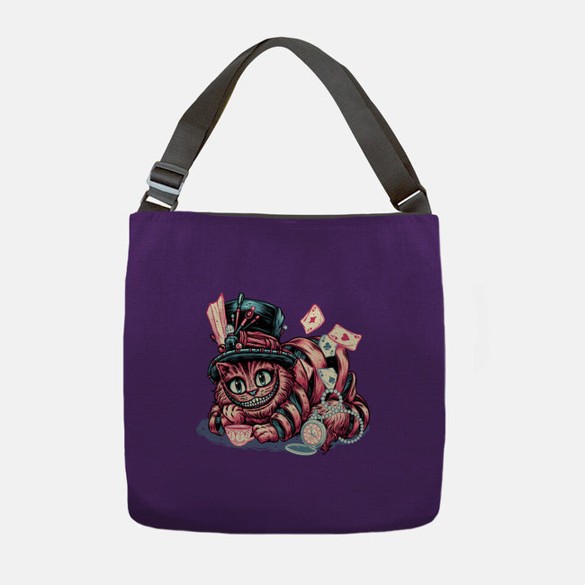 Cat Of Mystery-None-Adjustable Tote-Bag-glitchygorilla