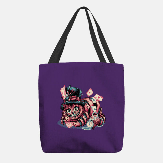 Cat Of Mystery-None-Basic Tote-Bag-glitchygorilla