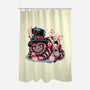 Cat Of Mystery-None-Polyester-Shower Curtain-glitchygorilla