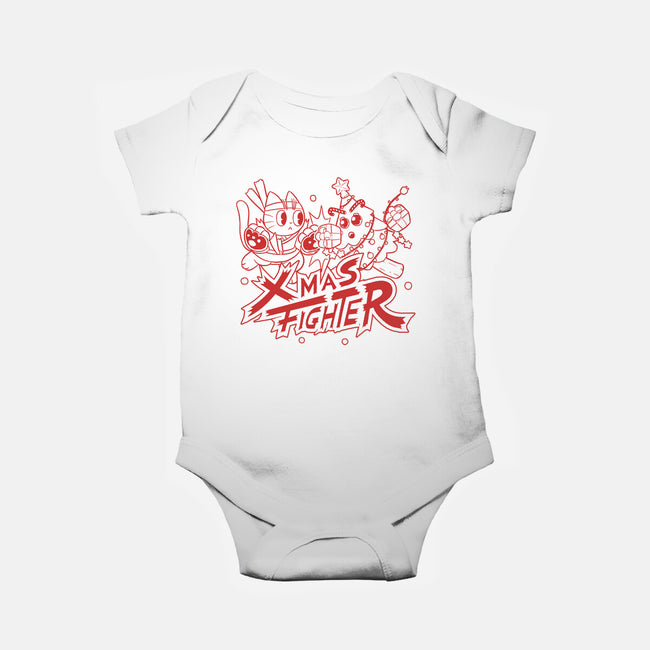 Xmas Fighter-Baby-Basic-Onesie-naomori