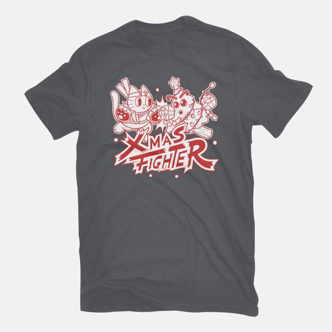 Xmas Fighter-Unisex-Basic-Tee-naomori