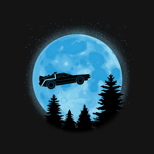 DeLorean And Moon-Baby-Basic-Tee-Astrobot Invention