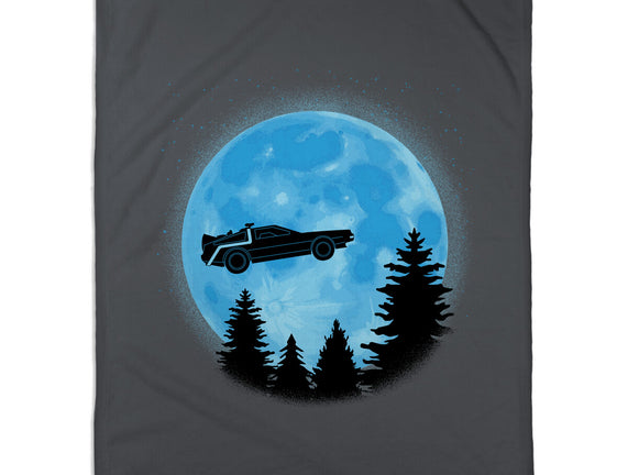 DeLorean And Moon