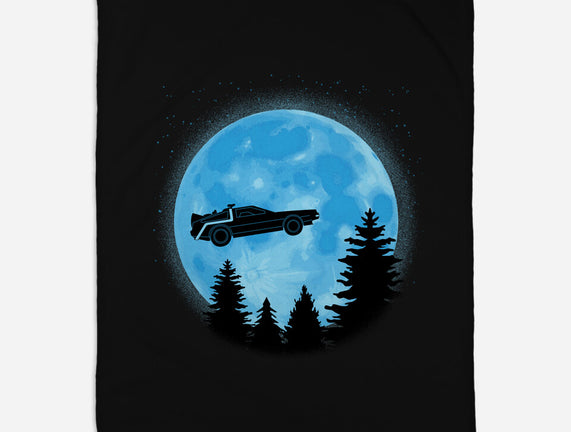 DeLorean And Moon