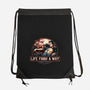 It Will Find A Way-None-Drawstring-Bag-glitchygorilla