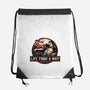 It Will Find A Way-None-Drawstring-Bag-glitchygorilla