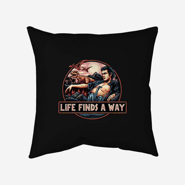 It Will Find A Way-None-Removable Cover w Insert-Throw Pillow-glitchygorilla