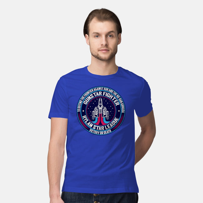 Gunstar Fighter-Mens-Premium-Tee-SuperEdu