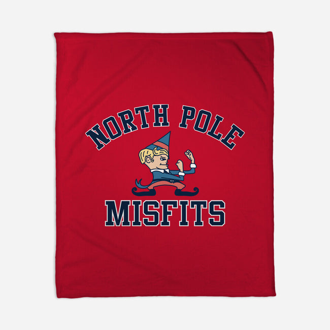 North Pole Misfits-None-Fleece-Blanket-zachterrelldraws