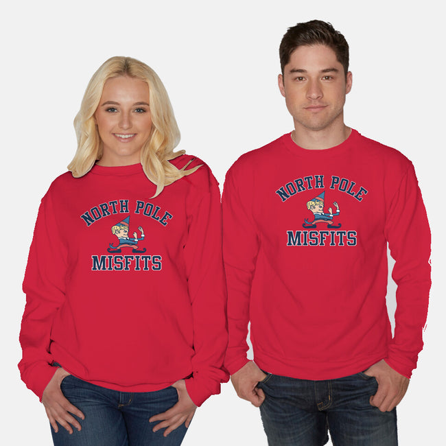 North Pole Misfits-Unisex-Crew Neck-Sweatshirt-zachterrelldraws