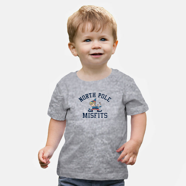 North Pole Misfits-Baby-Basic-Tee-zachterrelldraws