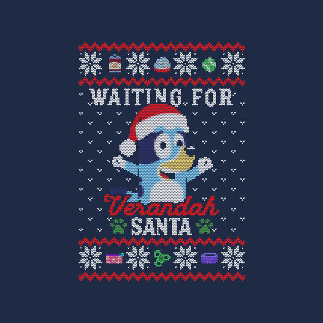 Waiting For Verandah Santa-Baby-Basic-Tee-zachterrelldraws