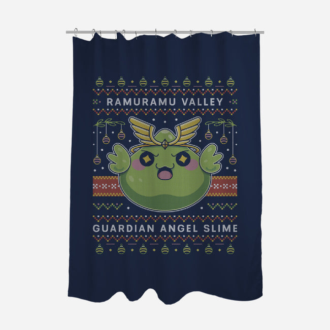 Ramuramu Valley Ugly Sweater-None-Polyester-Shower Curtain-LAGELANTEE