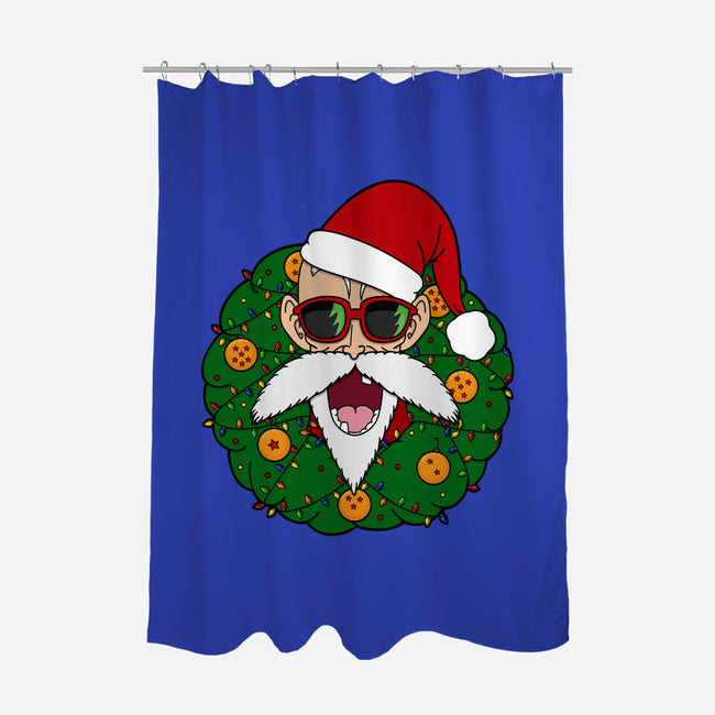 Master Santa-None-Polyester-Shower Curtain-Alexhefe