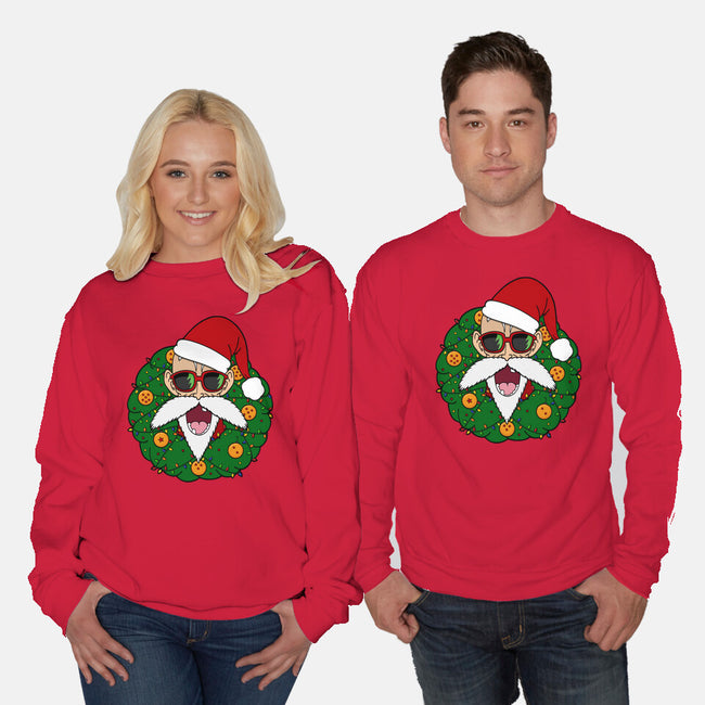 Master Santa-Unisex-Crew Neck-Sweatshirt-Alexhefe