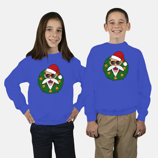 Master Santa-Youth-Crew Neck-Sweatshirt-Alexhefe