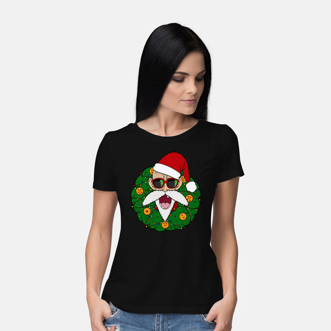 Master Santa-Womens-Basic-Tee-Alexhefe