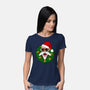 Master Santa-Womens-Basic-Tee-Alexhefe