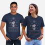 Snowy Christmas Friends-Unisex-Basic-Tee-katiestack.art