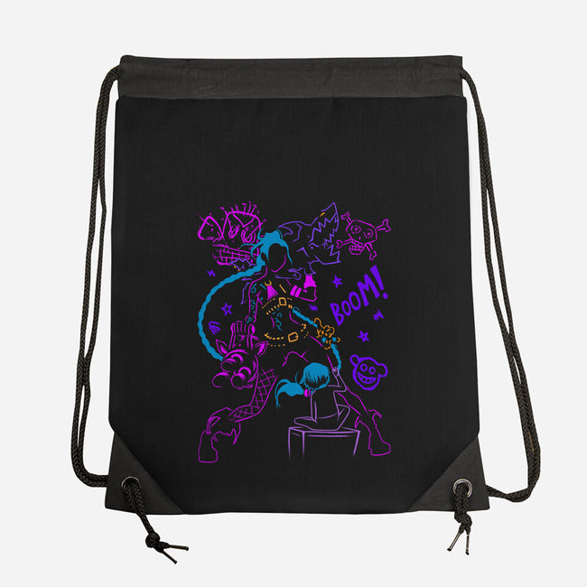Explosive Mayhem-None-Drawstring-Bag-sachpica