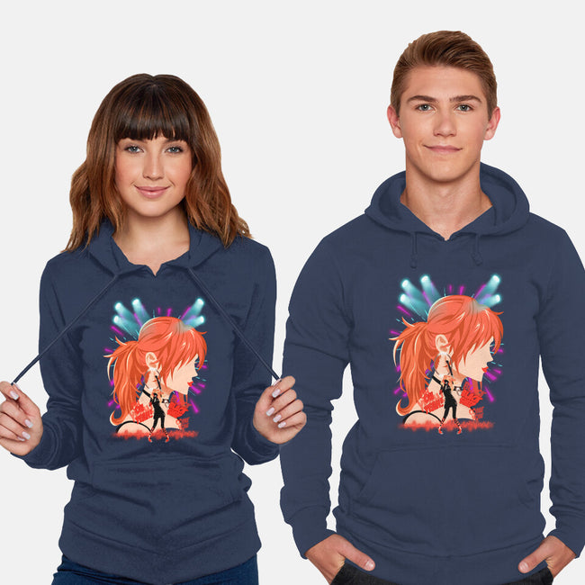 Envy Adams-Unisex-Pullover-Sweatshirt-Afire