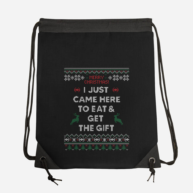 Eat And Run-None-Drawstring-Bag-alfbocreative