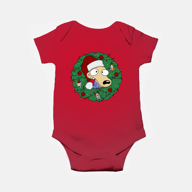 Rockoing Around The Christmas Tree-Baby-Basic-Onesie-Alexhefe