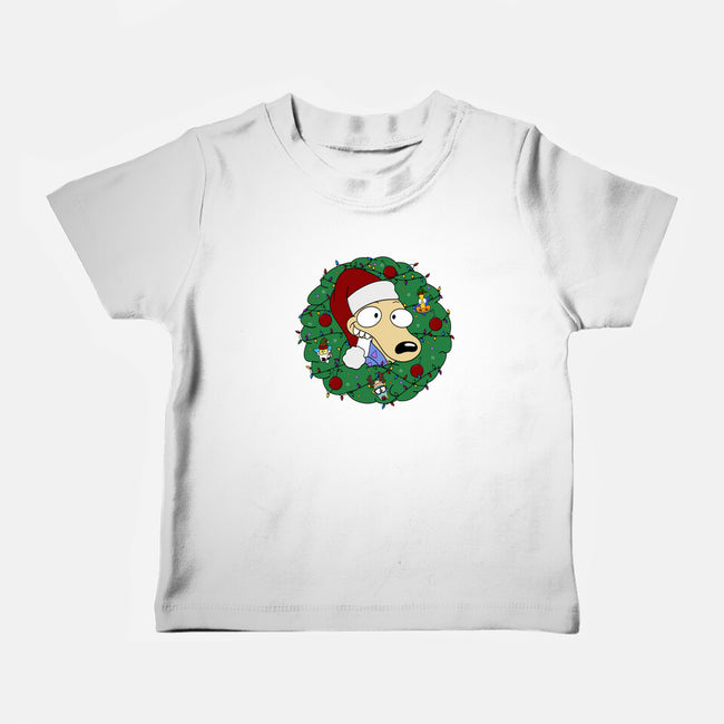 Rockoing Around The Christmas Tree-Baby-Basic-Tee-Alexhefe