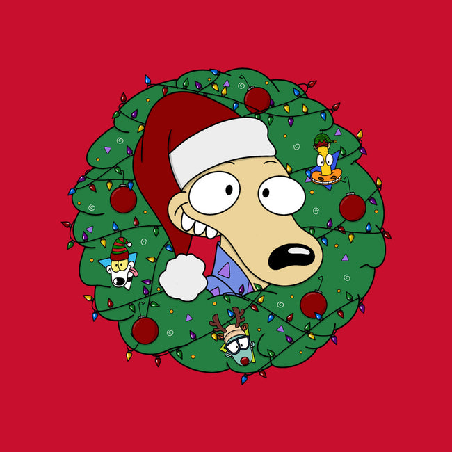 Rockoing Around The Christmas Tree-Youth-Crew Neck-Sweatshirt-Alexhefe