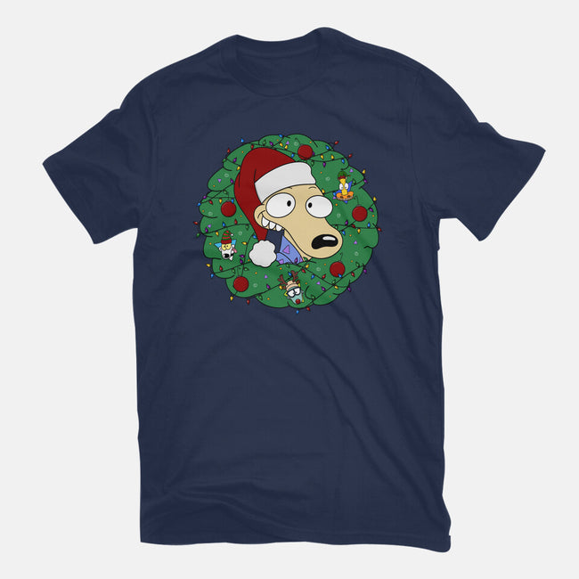 Rockoing Around The Christmas Tree-Womens-Basic-Tee-Alexhefe
