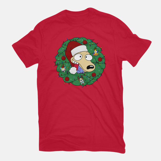 Rockoing Around The Christmas Tree-Womens-Basic-Tee-Alexhefe